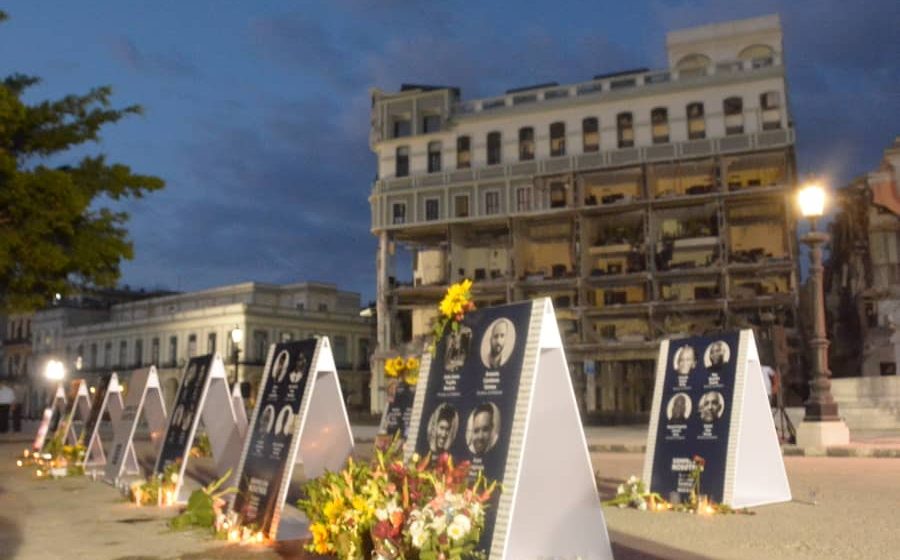Cuba rinde homenaje a víctimas del Hotel Saratoga