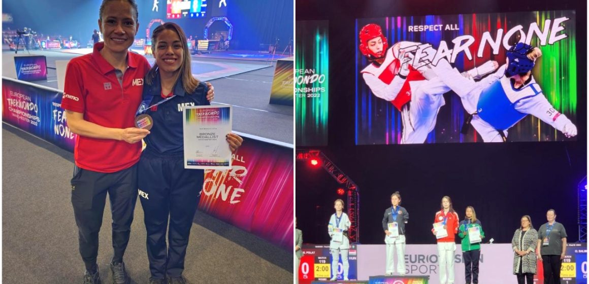 La poblana Claudia Romero conquistó bronce en el Campeonato Europeo de Para Taekwondo en Manchester