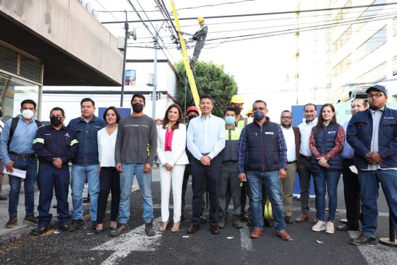 Rivera cableado aéreo Avanza iniciativa para ordenar el cableado aéreo en el Centro Histórico