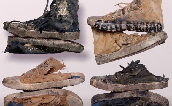 Marca de lujo lanza sus “nuevos tenis” destruidos y sucios; cuestan más de 14 mil pesos
