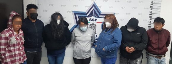 Detiene Policía Estatal a siete presuntos asaltantes de transeúntes