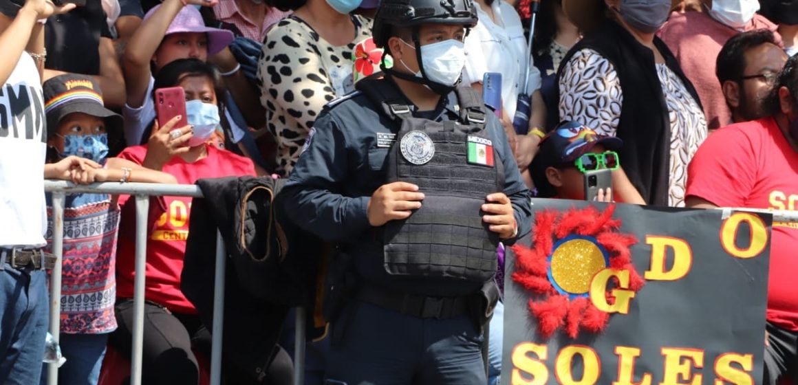 Reporta Ayuntamiento de Puebla saldo blanco en desfile del 5 de Mayo
