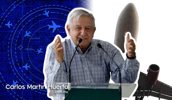 Garantiza AMLO “ordenar espacio aéreo” tras incidente en el AICM