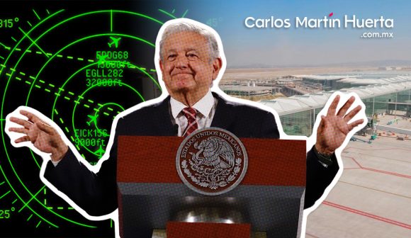 Rechaza AMLO problemas en rediseño del espacio aéreo