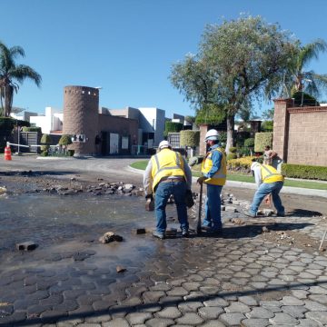 fuga Agua de Puebla Agua de Puebla anuncia reducción del servicio en 32 colonias