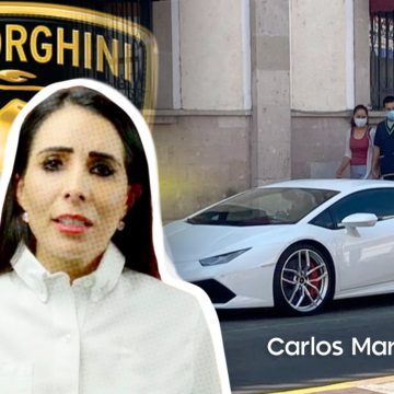 Alcaldesa de Guanajuato va a trabajar en un Lamborghini de 7mdp; asegura que es de uso familiar