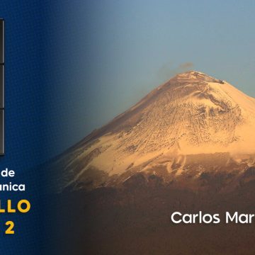 (VIDEO) Popocatépetl en amarillo fase dos tras exhalaciones y columna de 800 metros de altura