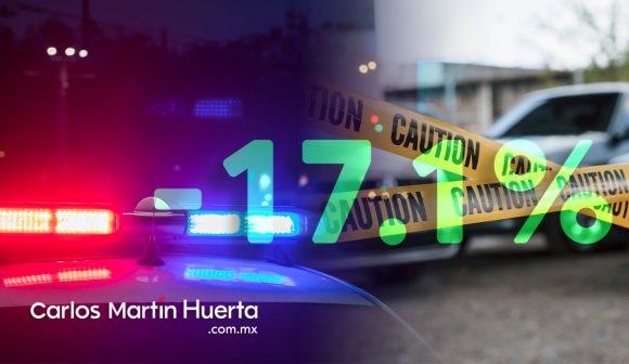 Homicidio doloso disminuye 17.1% en abril, el más bajo en 5 años: SSPC