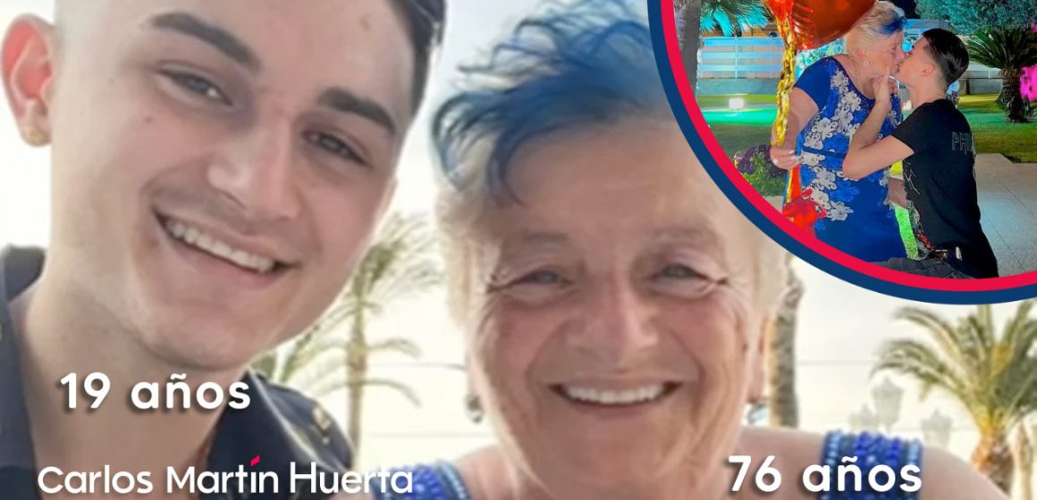 (VIDEO) Joven de 19 años se compromete con su novia de 76