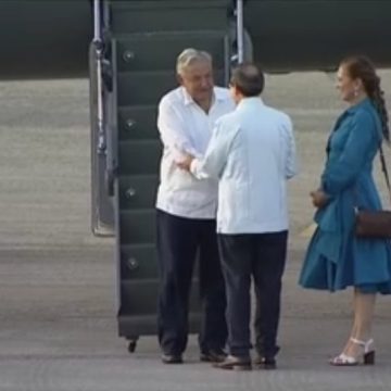 AMLO llega a Cuba