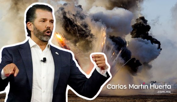 ¿Se supone que eso es algo malo? Trump Jr. considera válida propuesta de su padre de lanzar misiles contra México