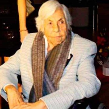Abuela de Thalía y Laura Zapata, doña Eva Mange, muere a los 104 años