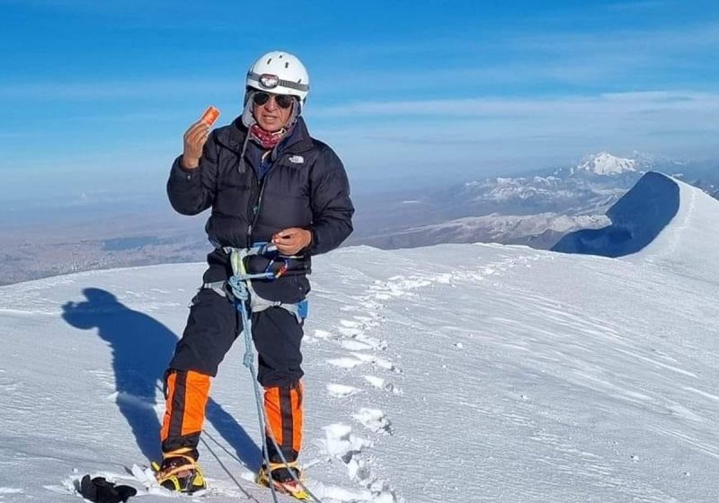 Murió el alpinista Eloy Cruz en el Pico de Orizaba al caer por una pendiente