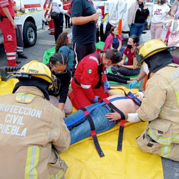 PC Municipal atendió a nueve personas tras percance vial en la 11 Sur y Las Torres