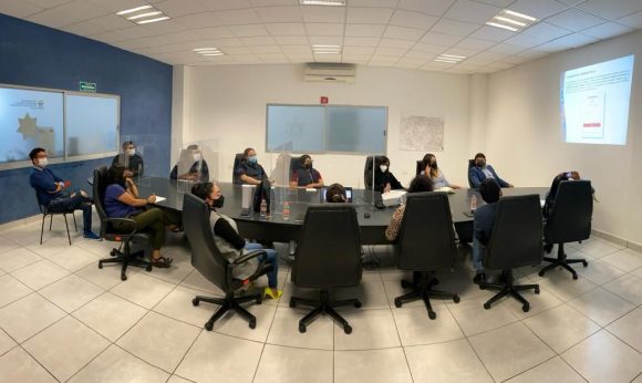 Sostiene encuentro de trabajo policía cibernética de San Andrés Cholula y policía estatal cibernética