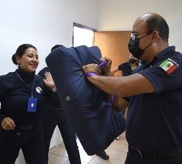 Se capacita personal de SSP de San Pedro Cholula para implementar taller “Mujer segura”
