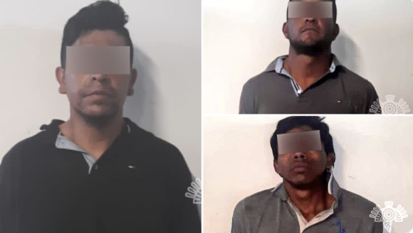 Captura Policía Estatal a tres presuntos asaltantes en Tepeyahualco