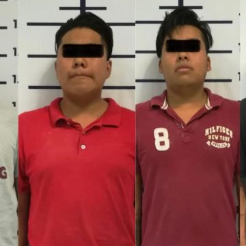 Detiene policía de San Andrés Cholula a cuatro presuntos responsables de robo