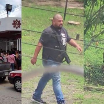 (VIDEO) Hombres armados ingresan a secundaria y desatan pánico