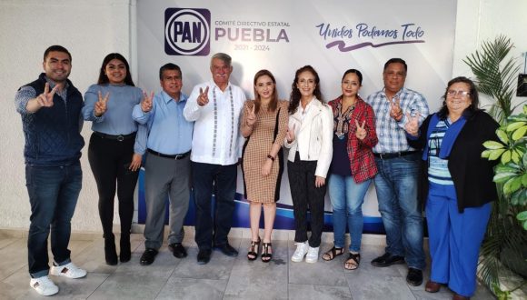 Paola Angón y Augusta Díaz fortalecen unión del PAN en Cholula