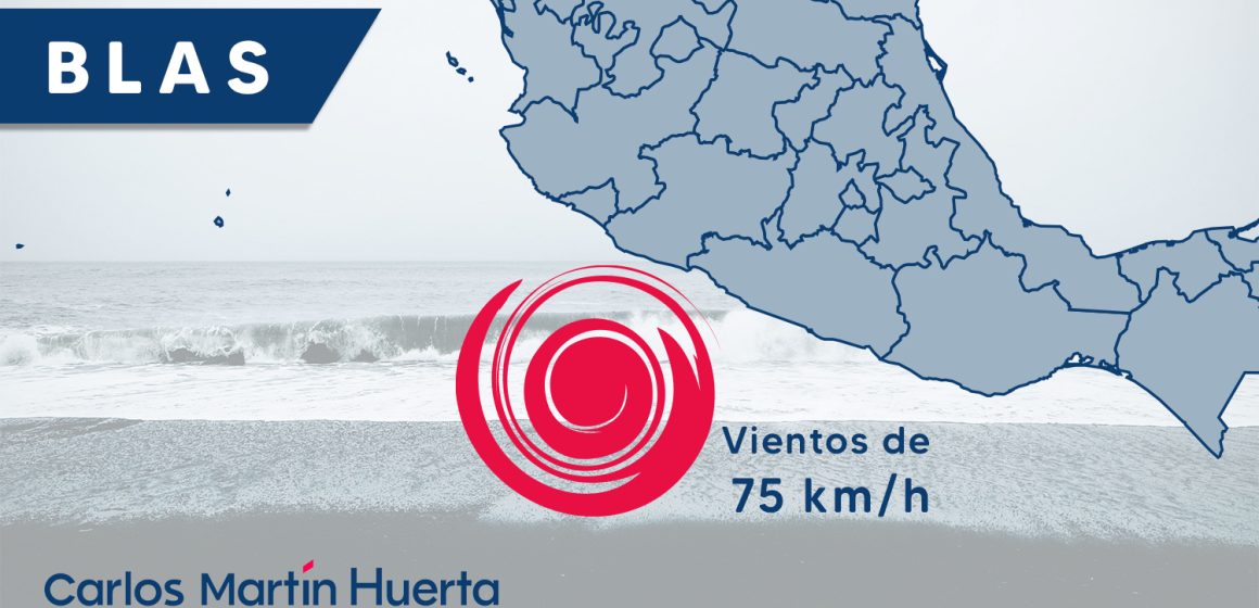 Tormenta tropical “Blas” se encuentra cerca de Acapulco y Manzanillo
