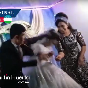 (VIDEO) Pierde juego en su boda y golpea a su esposa por ello
