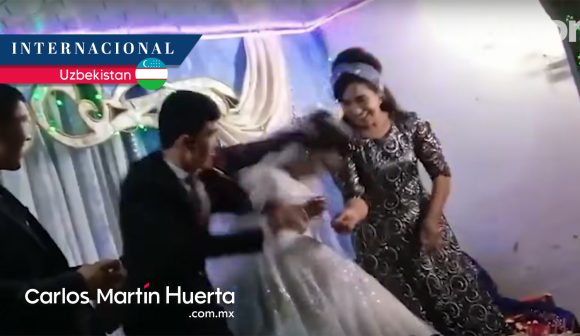 (VIDEO) Pierde juego en su boda y golpea a su esposa por ello