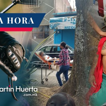 (VIDEO) Hombres armados abren fuego contra hombre y hieren a dos niños en la fila de la vacunación en Puebla