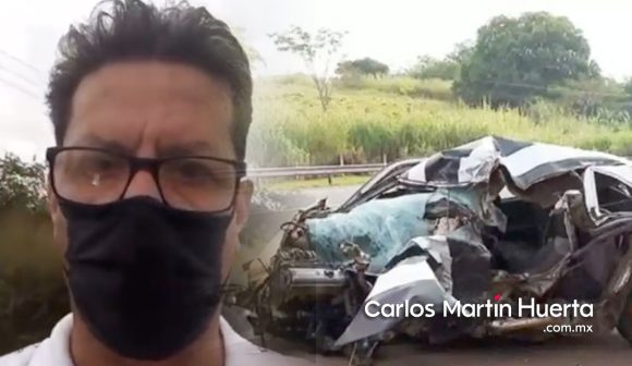 (VIDEO) Fue a hacer reportaje de un fatal accidente y descubre que la víctima fue su hijo