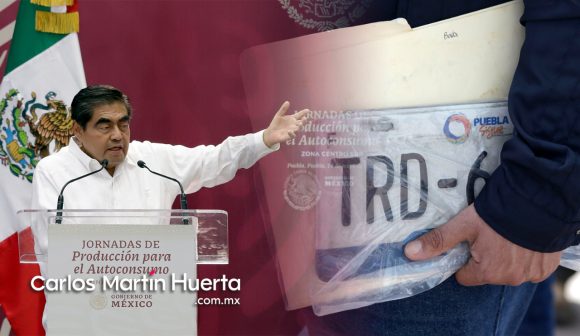 Descarta Barbosa sanciones a automovilistas por falta de reemplacamiento