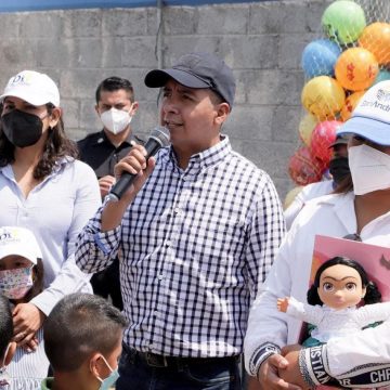 Festeja seguridad pública de San Andrés Cholula el Día de la Niñez