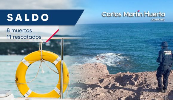 Suman 8 muertos tras volcadura de embarcación en Sonora; Hallan cuerpo de niña