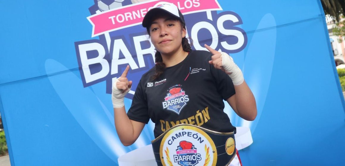 Gran Final de box en el zócalo de Puebla en el Torneo de Barrios 2022