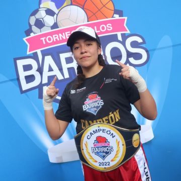 Gran Final de box en el zócalo de Puebla en el Torneo de Barrios 2022