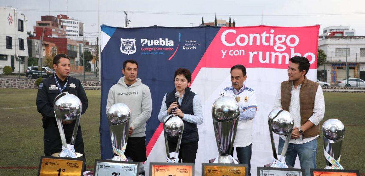 Ayuntamiento de Puebla celebró Torneo de Futbol entre dependencias