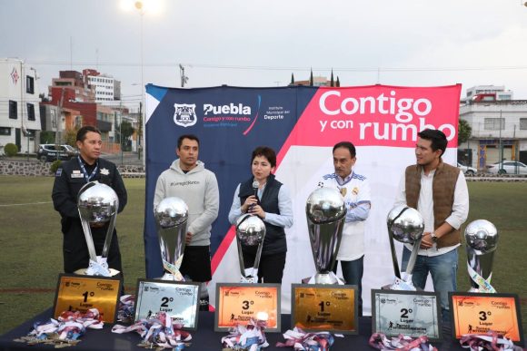 Ayuntamiento de Puebla celebró Torneo de Futbol entre dependencias