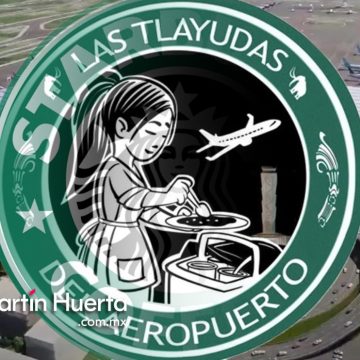 Buscan registrar logo para “Tlayudas del Aeropuerto”; conócelo