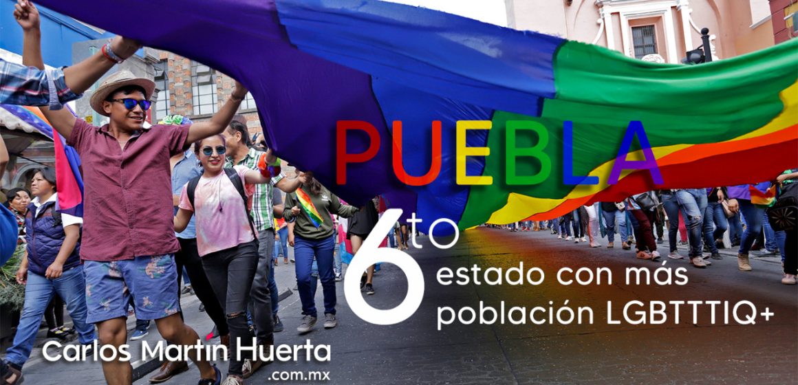 Puebla, el sexto estado con mayor población LGBTI+