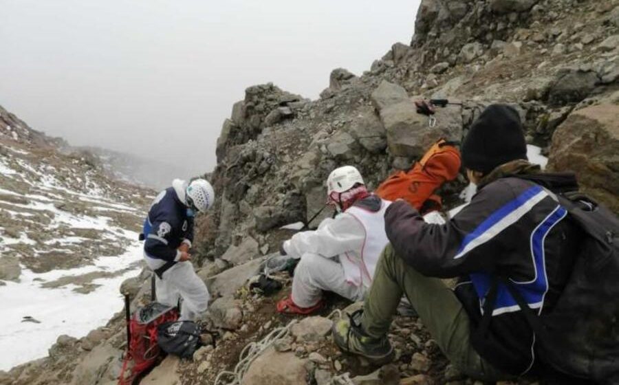 Cinco alpinistas quedaron atrapados en el Popocatépetl