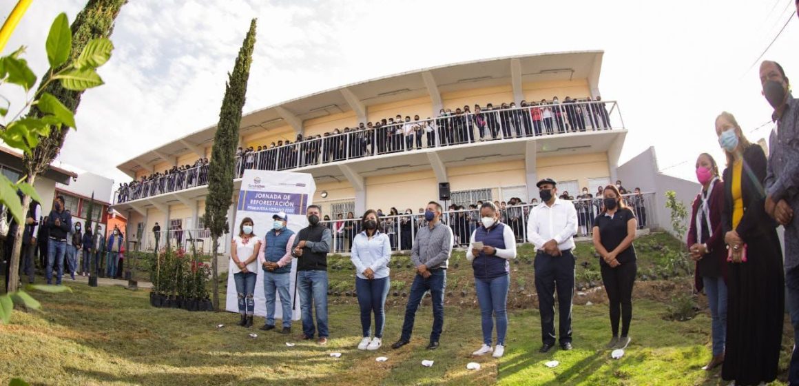 Lleva Ayuntamiento de San Andrés Cholula jornada de reforestación a San Francisco Acatepec