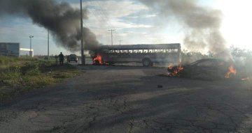 Matamoros reporta balaceras, bloqueos y quema de vehículos