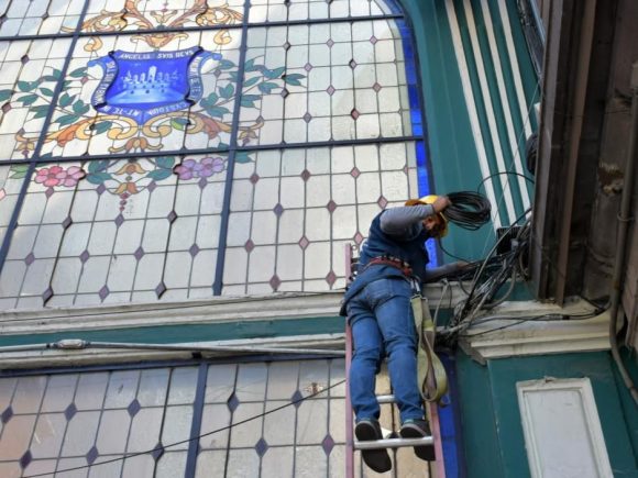 Finaliza primera etapa de reconocimiento de cableado en el Centro Histórico