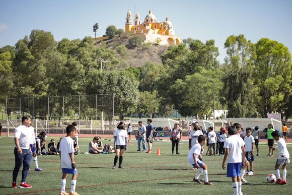 Inaugura Ayuntamiento de San Andrés Cholula las escuelas de iniciación deportiva