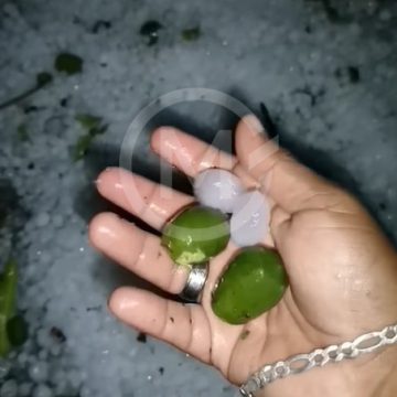 Impresionante granizada azotó Ayutla y Tolentino en Izúcar de Matamoros