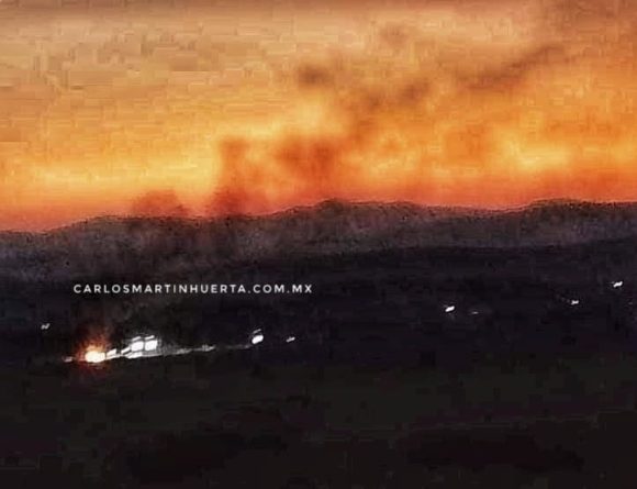 Se registra incendio en gasera Flama Gas de Tepeojuma