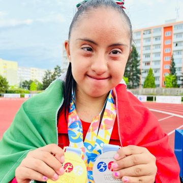 La poblana Eloísa Mosqueda ganó oro e impuso marca en Campeonato Mundial de Síndrome de Down