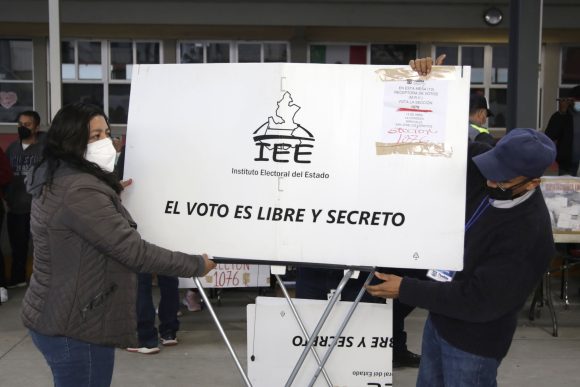 SAN PABLO XOCHIMEHUACAN . PLEBISCITO San Jerónimo Caleras se prepara para el proceso plebiscitario extraordinario del 5 de junio