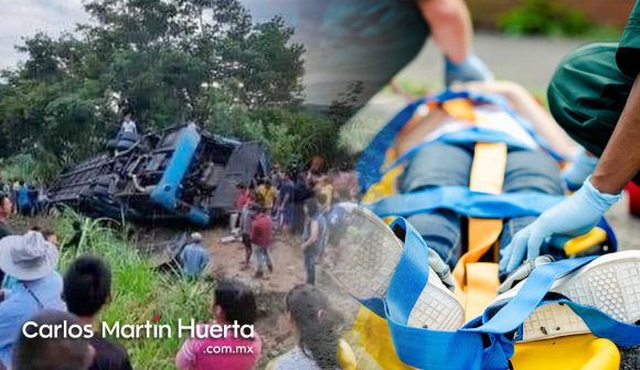 volcadura Chiapas Volcadura de camión con peregrinos deja nueve muertos en Chiapas