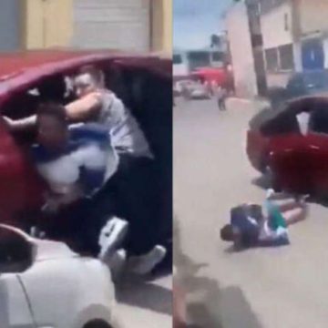 Joven se lanza de auto para evitar secuestro en Edomex