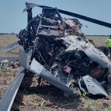 Helicóptero de la Marina cayó por falta de combustible